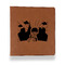 Superhero in the City Leather Binder - 1" - Rawhide - Front View