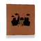 Superhero in the City Leather Binder - 1" - Rawhide (Personalized)