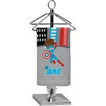 Superhero in the City Finger Tip Towel - Full Print (Personalized)