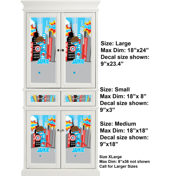 Superhero in the City Full Cabinet (Show Sizes)