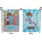 Superhero in the City Garden Flag - Double Sided Front and Back