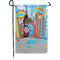Superhero in the City Garden Flag (Personalized)