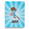 Superhero in the City Garden Flags - Large - Double Sided - BACK