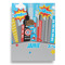 Superhero in the City Garden Flags - Large - Double Sided - FRONT