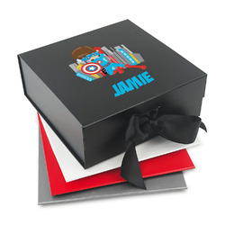 Superhero in the City Gift Box with Magnetic Lid (Personalized)