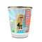 Superhero in the City Glass Shot Glass - With gold rim - FRONT