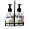 Superhero in the City Glass Soap & Lotion Bottles (Personalized)