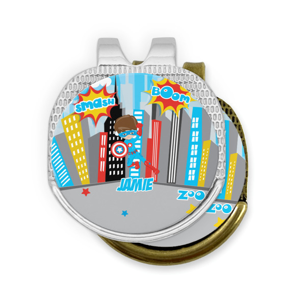 Superhero in the City Golf Ball Marker Hat Clip - PARENT/MAIN