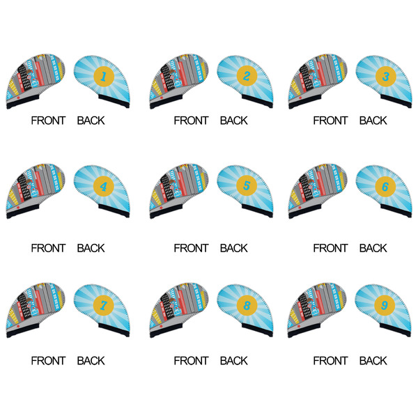 Superhero in the City Golf Club Covers - APPROVAL (set of 9)
