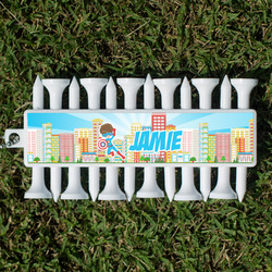Superhero in the City Golf Tees & Ball Markers Set (Personalized)