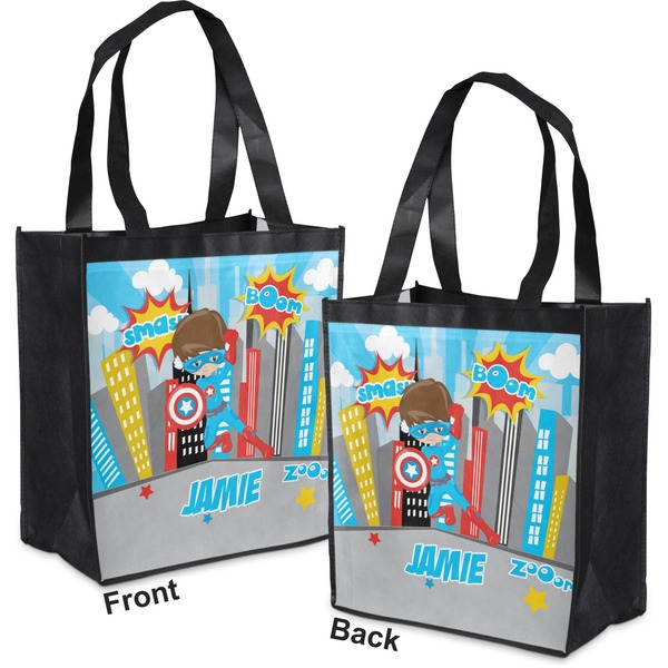 Superhero in the City Grocery Bag - Apvl