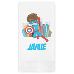 Superhero in the City Guest Paper Towels - Full Color (Personalized)