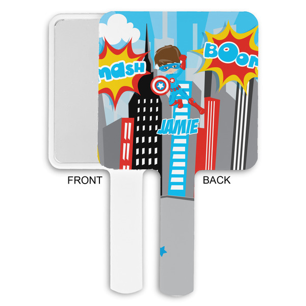 Superhero in the City Hand Mirrors - Approval