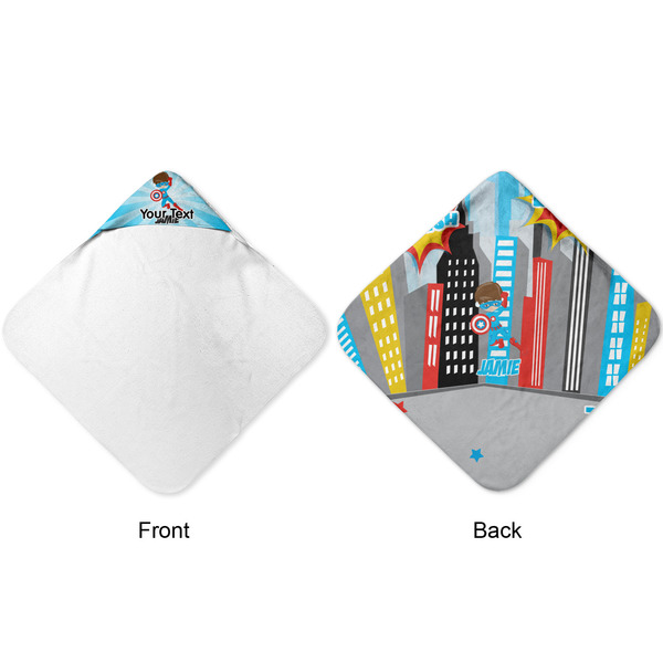 Superhero in the City Hooded Baby Towel- Approval