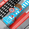 Superhero in the City Hooded Baby Towel- Detail Close Up