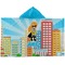 Superhero in the City Kids Hooded Towel (Personalized)