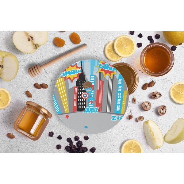 Superhero in the City Jar Opener - Lifestyle Image