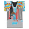 Superhero in the City Jersey Bottle Cooler - FRONT (flat)