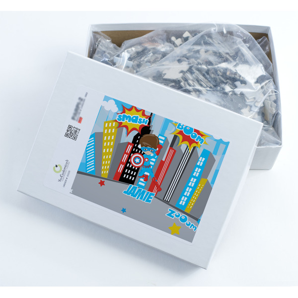 Superhero in the City Jigsaw Puzzle 500 Piece - Box