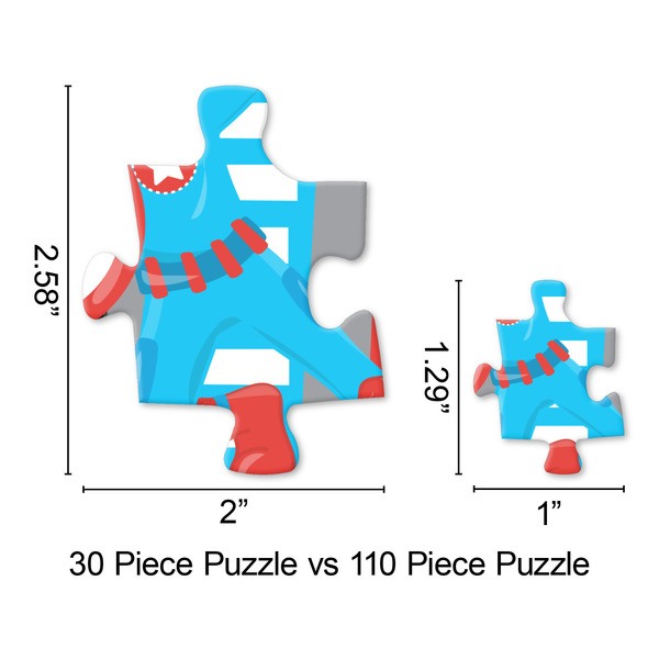 Superhero in the City Jigsaw Puzzle - Piece Comparison