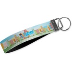 Superhero in the City Webbing Keychain Fob - Small (Personalized)