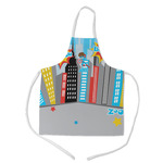Superhero in the City Kid's Apron - Medium (Personalized)