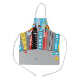Superhero in the City Kid's Apron - Medium (Personalized)