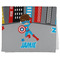 Superhero in the City Kitchen Towel - Poly Cotton w/ Name or Text