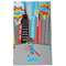 Superhero in the City Kitchen Towel - Poly Cotton - Full Front