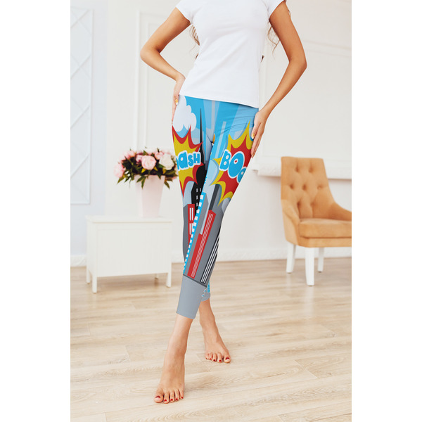 Superhero in the City Ladies Leggings - LIFESTYLE 2