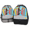 Superhero in the City Large Backpacks - Both