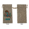 Superhero in the City Large Burlap Gift Bags - Front Approval