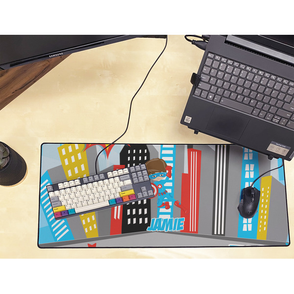 Superhero in the City Large Gaming Mats - LIFESTYLE