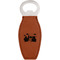 Superhero in the City Leatherette Bottle Opener