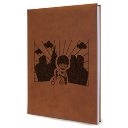 Superhero in the City Leather Sketchbook - Large - Double Sided
