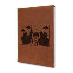 Superhero in the City Leather Sketchbook - Small - Single Sided