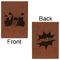 Superhero in the City Leatherette Journals - Large - Double Sided - Front & Back View