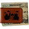 Superhero in the City Leatherette Magnetic Money Clip - Front