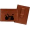 Superhero in the City Leatherette Wallet with Money Clips - Front and Back