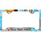 Superhero in the City License Plate Frame - Style C