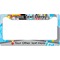 Superhero in the City License Plate Frame Wide