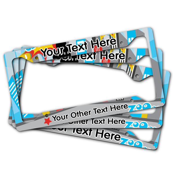 Superhero in the City License Plate Frames - (PARENT MAIN)