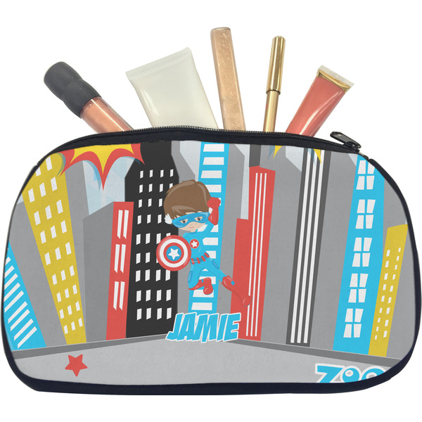 Superhero in the City Makeup Bag Medium
