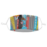 Superhero in the City Adult Cloth Face Mask (Personalized)