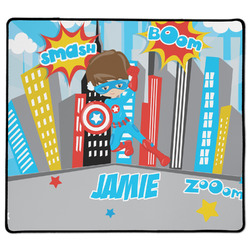 Superhero in the City XL Gaming Mouse Pad - 18" x 16" (Personalized)