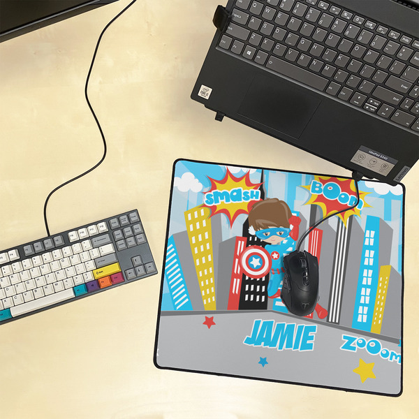 Superhero in the City Medium Gaming Mats - LIFESTYLE