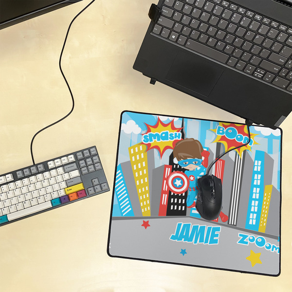Superhero in the City Medium Gaming Mats - LIFESTYLE