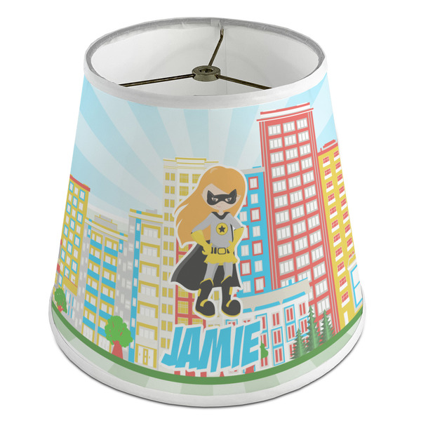 Custom Superhero in the City Empire Lamp Shade (Personalized)
