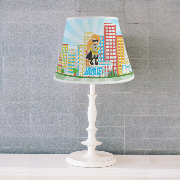 Superhero in the City Poly Film Empire Lampshade - Lifestyle