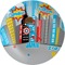 Superhero in the City Melamine Plate (Personalized)